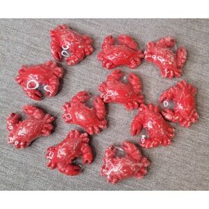 Cape Shore Lot of 11 Small‎ Red Crab Individually Wrapped Soap - NEW OLD STOCK